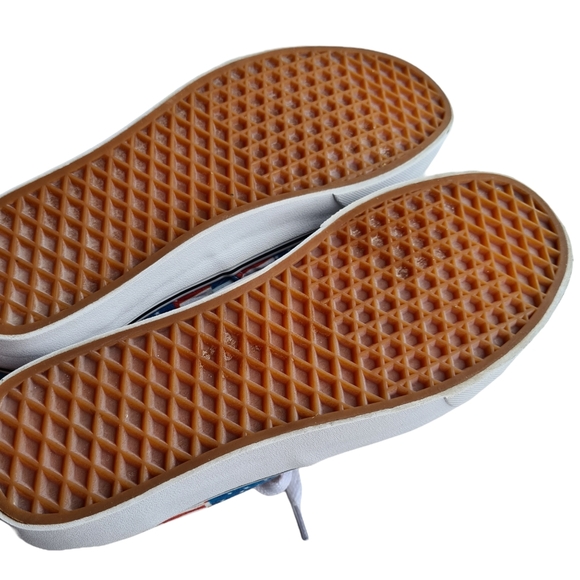 Vans US m9.0 w10.5 American Flag Unisex Red White Blue USA Sneakers - Picture 9 of 16